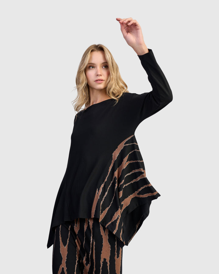 Tendril Handkerchief Top, Wood