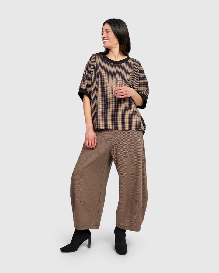 Uptown Lantern Pants, Chocolate