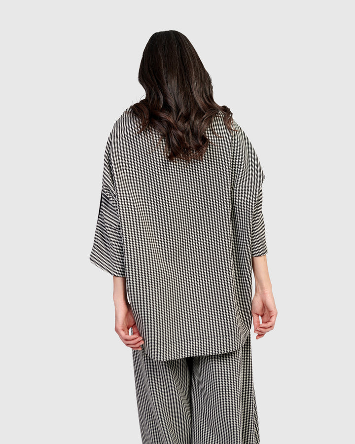 Sheffield Pullover Top, Steel