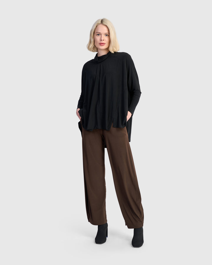 Essential Slinky Flow Pants, Sepia