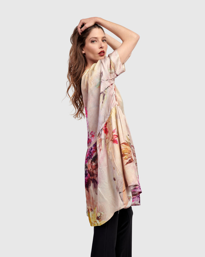 Carlotta Babydoll Tunic Top, Floral