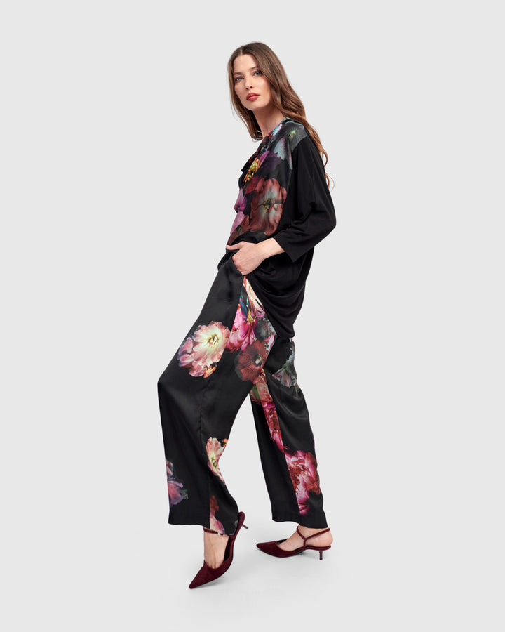 Tiana Cowl Neck Top, Bloom