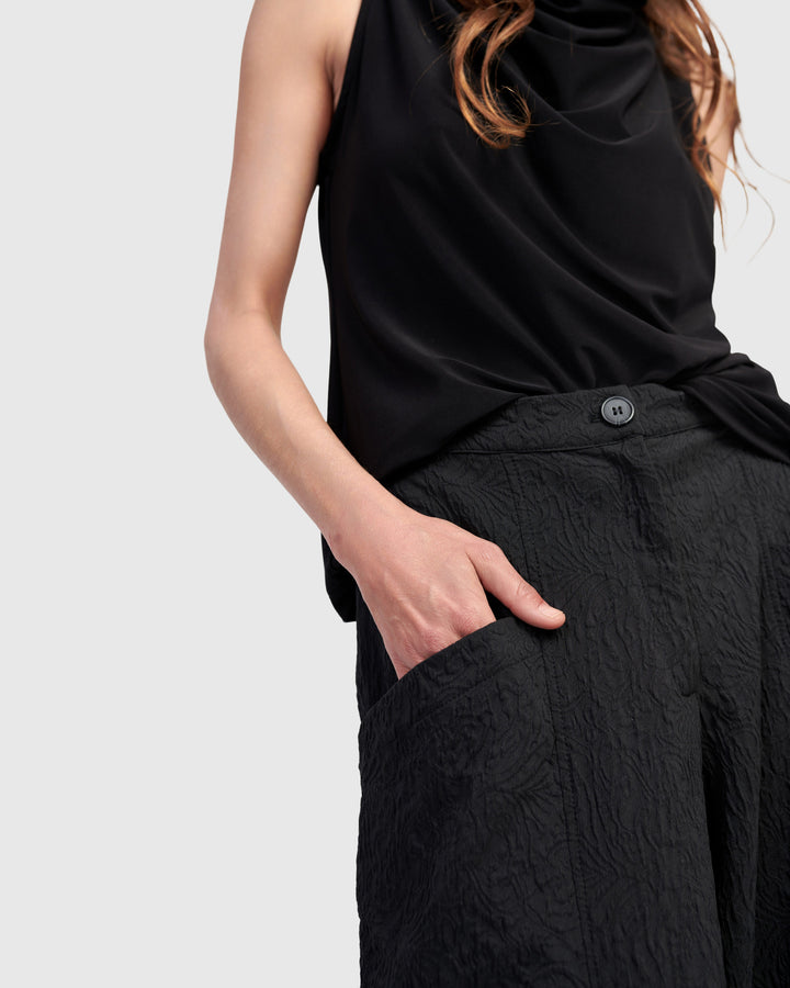 Icon Sleeveless Top, Black