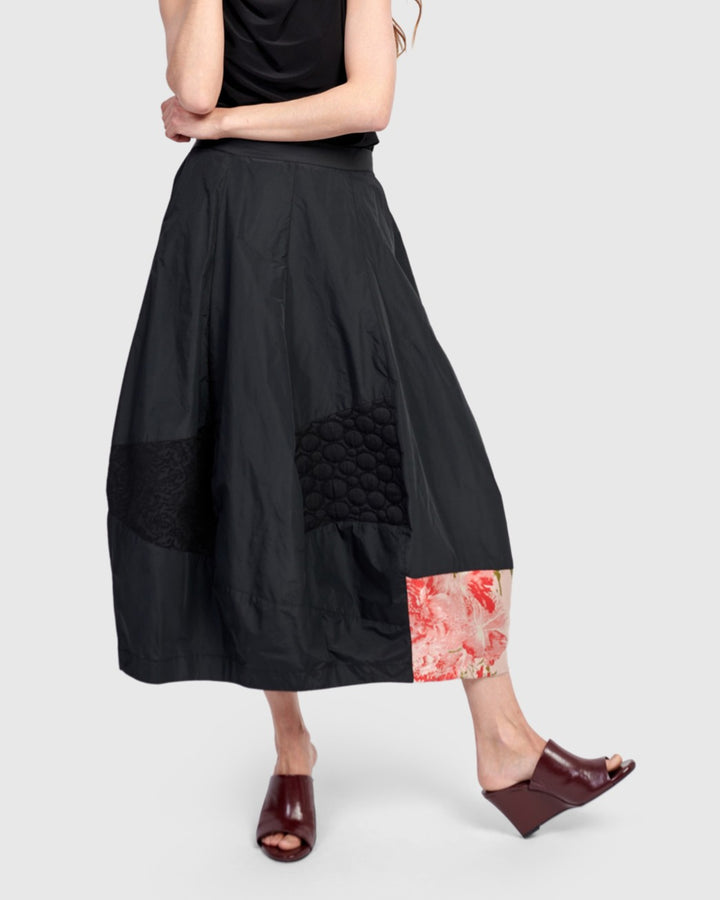 Lauryn Cocoon Skirt, Black