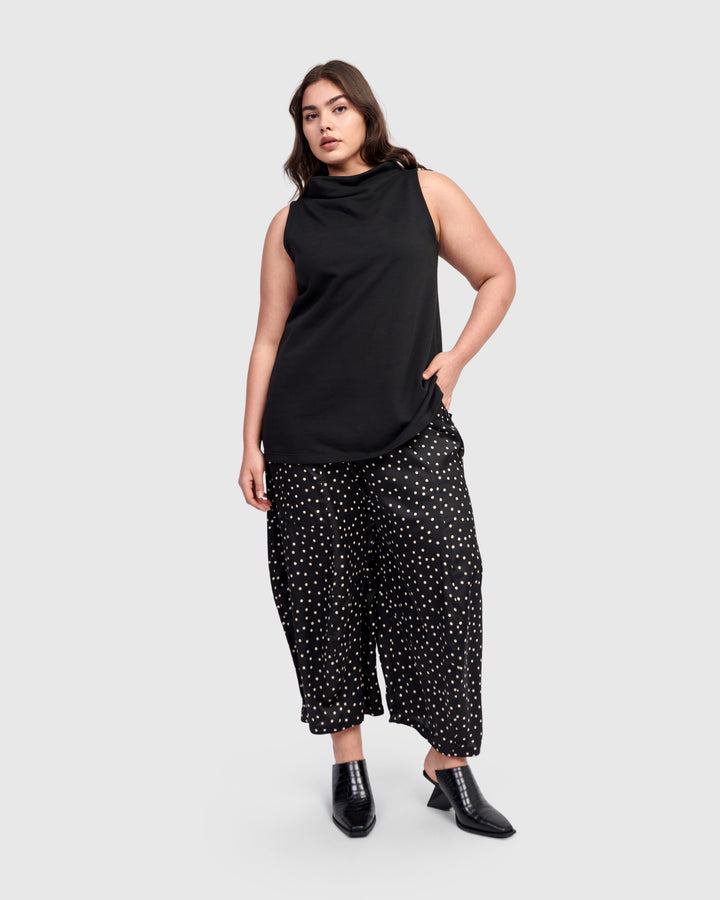Essential Slinky Bistro Top, Black