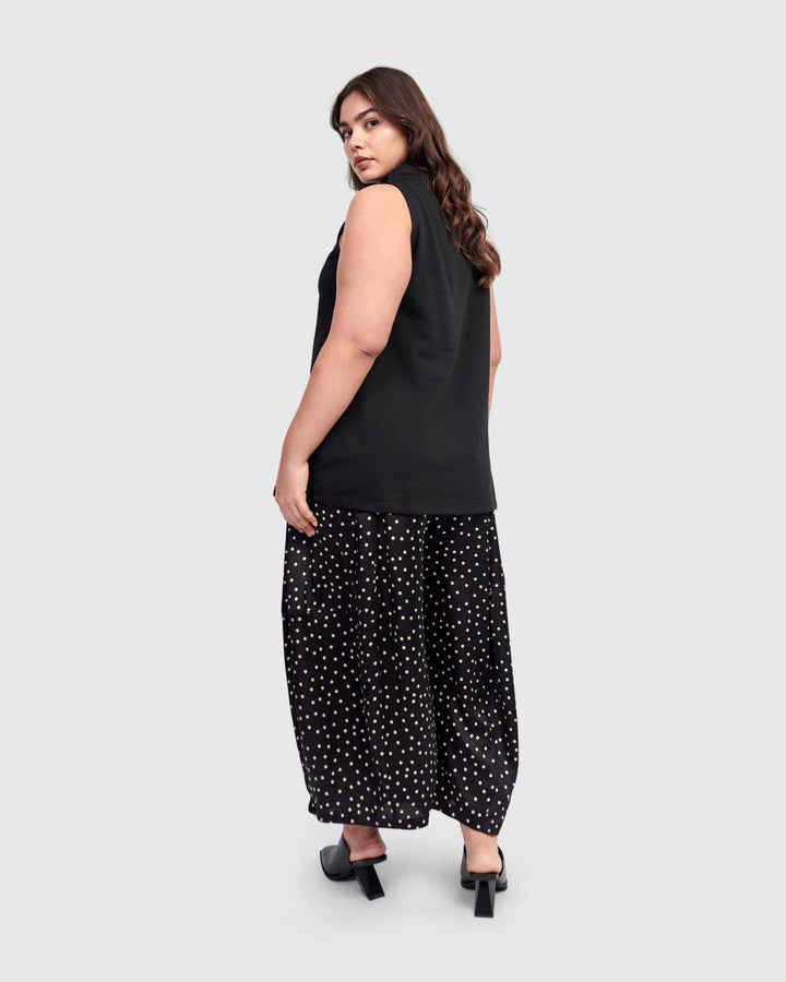 Essential Slinky Bistro Top, Black