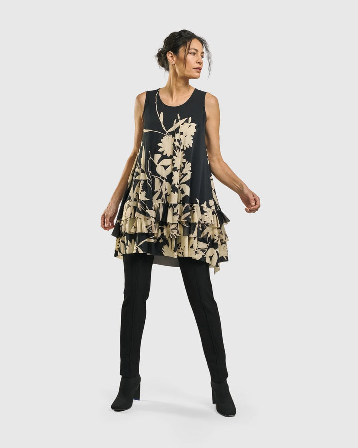 Goldfinch Sleeveless Top, Floral