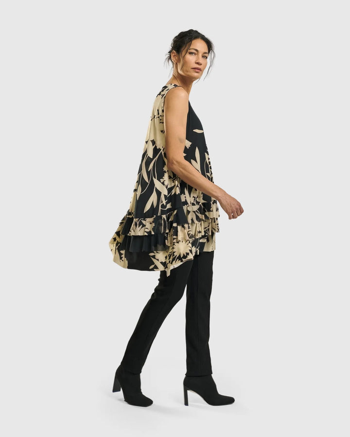 Goldfinch Sleeveless Top, Floral