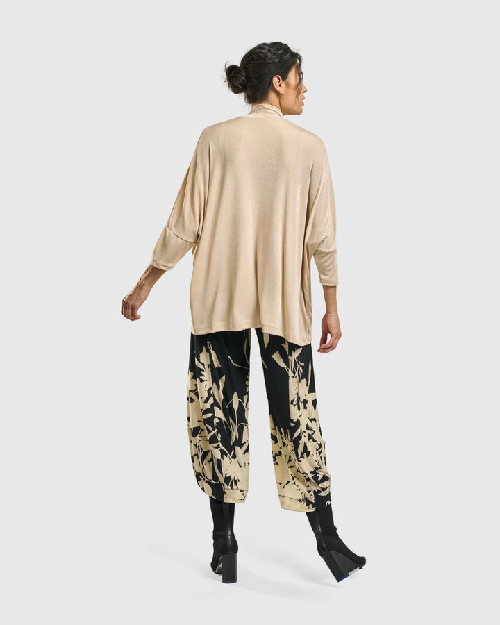 Fawn Mockneck Top, Nude
