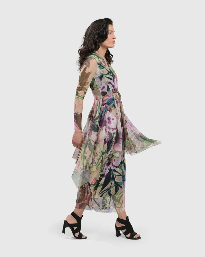 MOONFLOWER COCOON SKIRT, BOUQUET