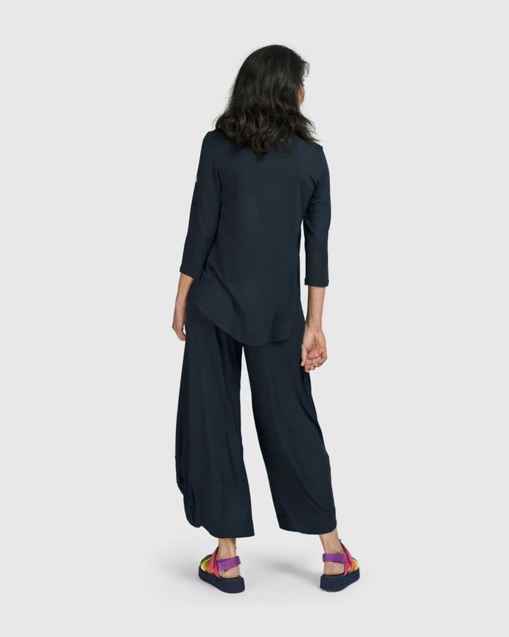 Essential V-neck Top, Ocean