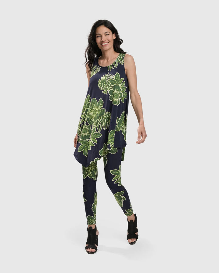 FRESH GREENS LEGGINGS, ROYAL