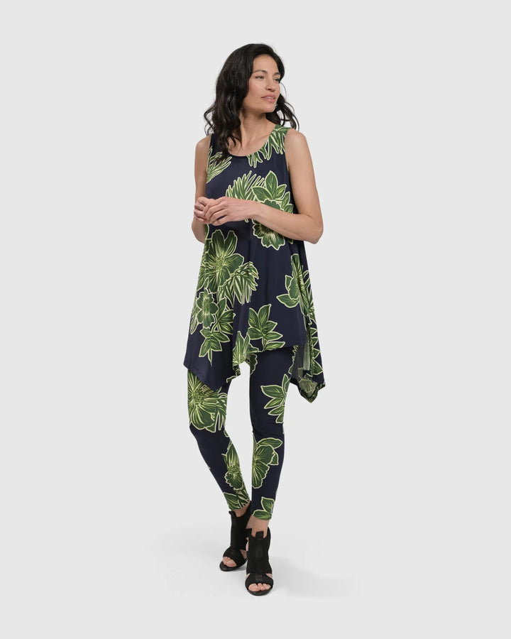 FRESH GREENS LEGGINGS, ROYAL