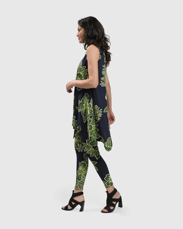 FRESH GREENS LEGGINGS, ROYAL