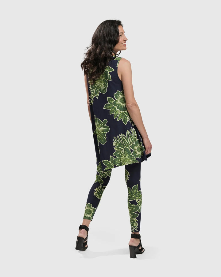 FRESH GREENS LEGGINGS, ROYAL