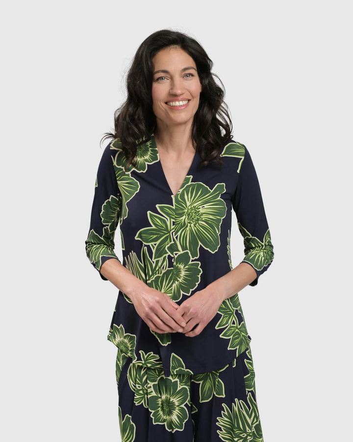JENNA SIGNATURE VNECK, ROYAL