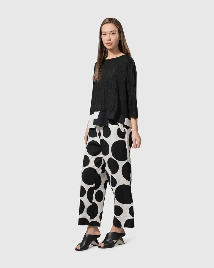 SOLO CROPPED PANTS, BUBBLES