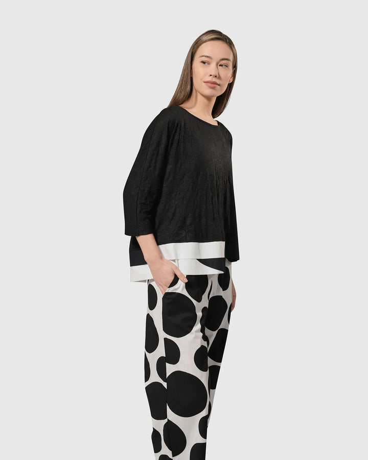 SOLO CROPPED PANTS, BUBBLES