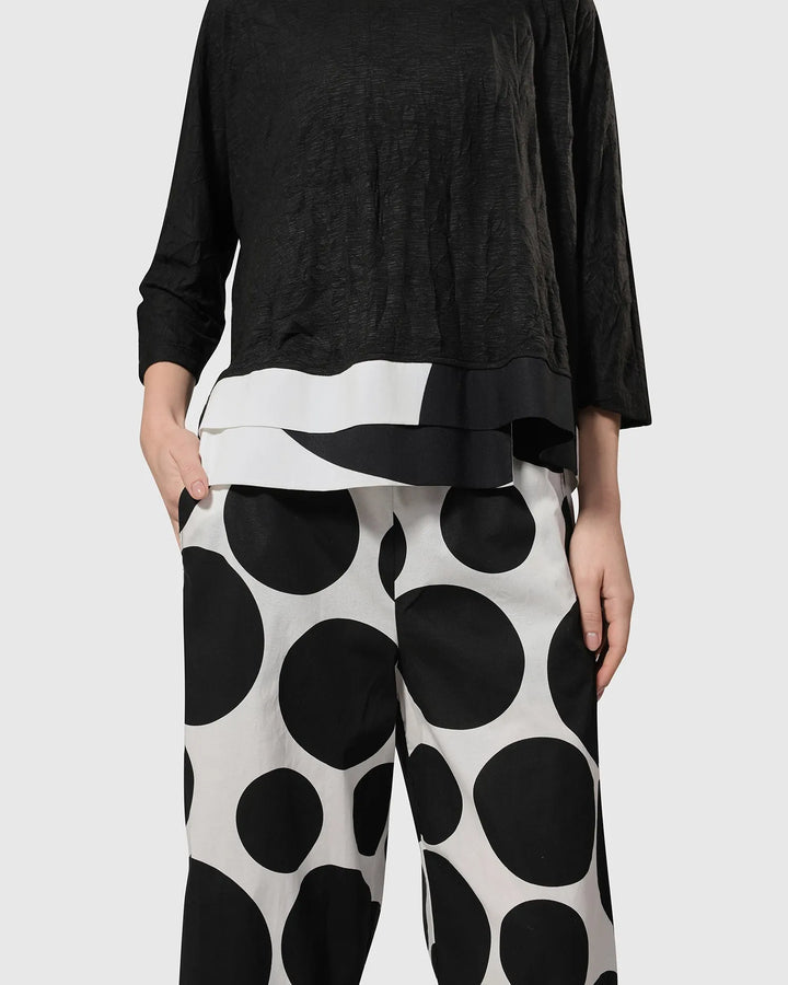 SOLO CROPPED PANTS, BUBBLES