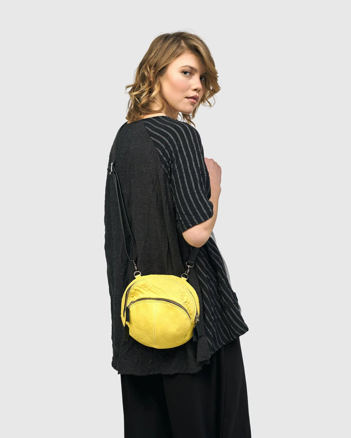 Circle Canteen Bag, Yellow