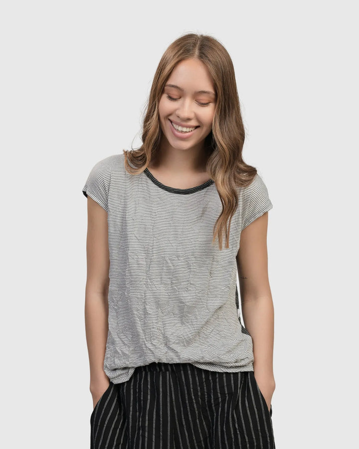 Circe Weekend Tee, Stripes
