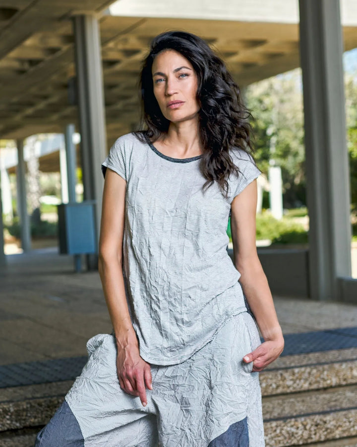 Circe Weekend Tee, Stripes