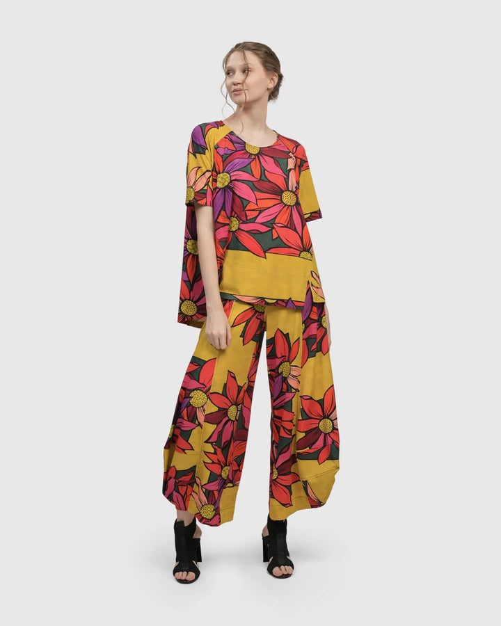 Wildflower Punto Pants, Bouquet
