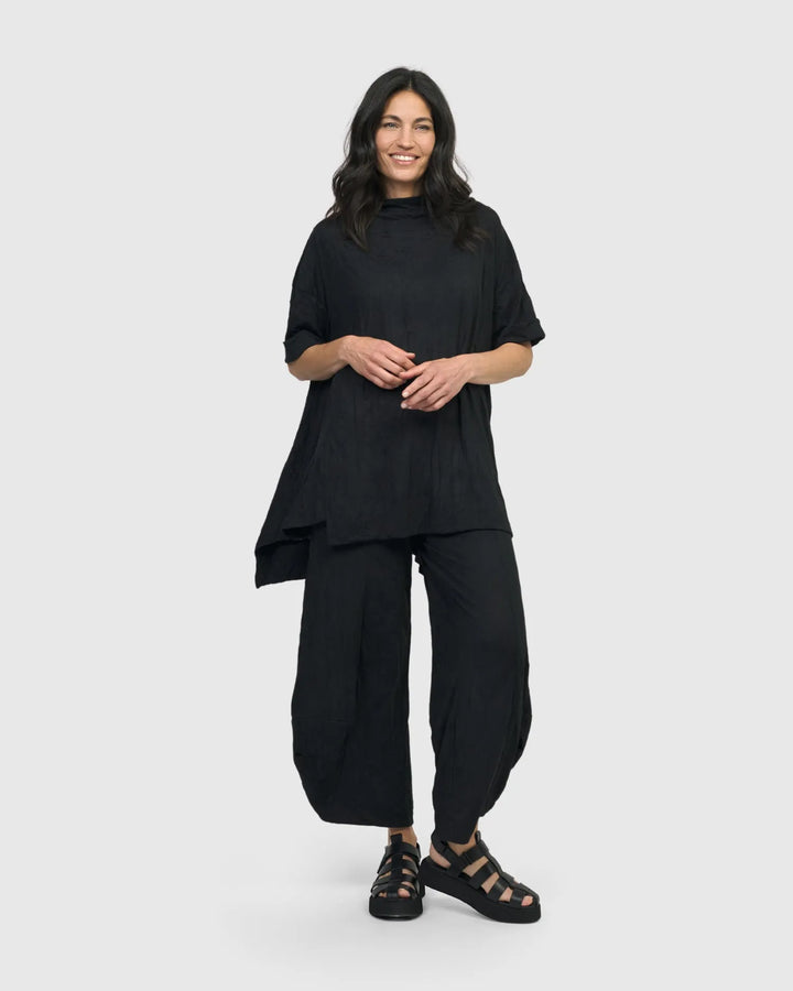 Nightline Trapeze Top, Black