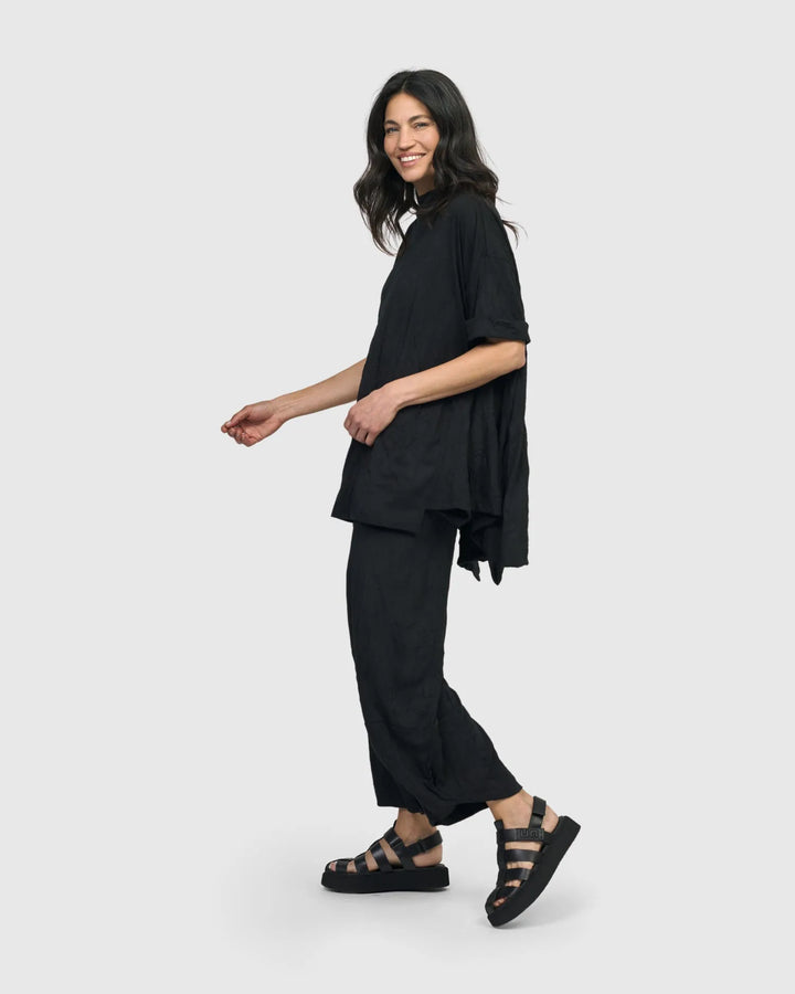 Nightline Trapeze Top, Black