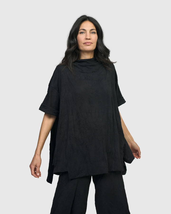 Nightline Trapeze Top, Black