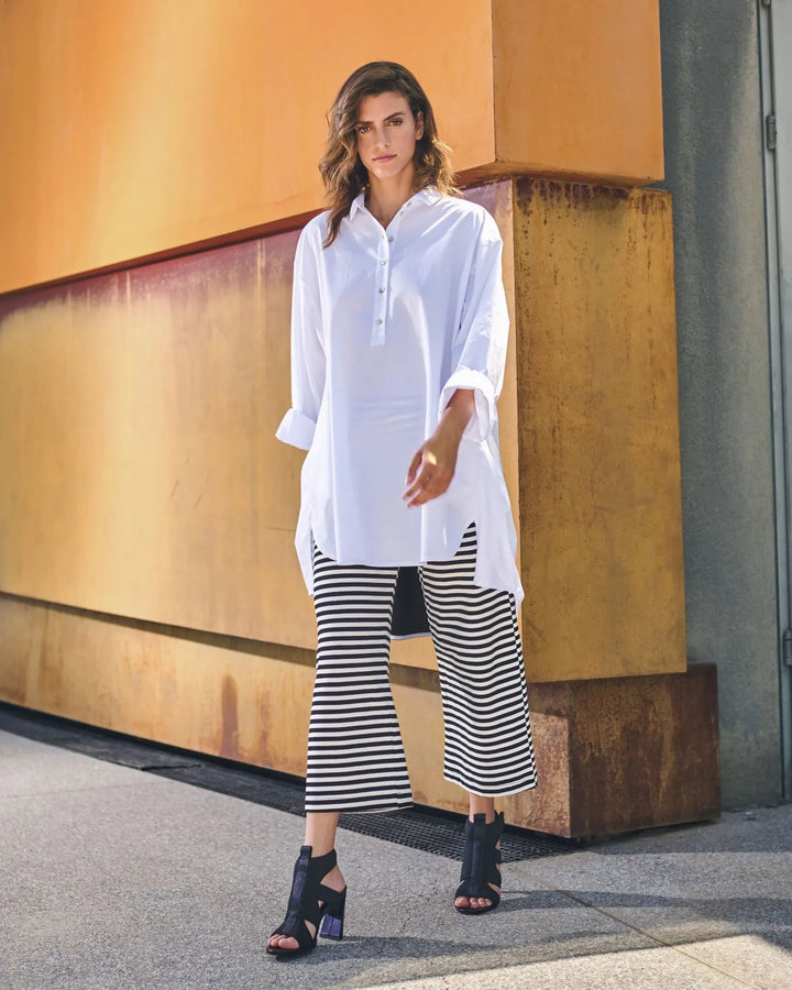 Urban Greenwich Striped Pants, Black