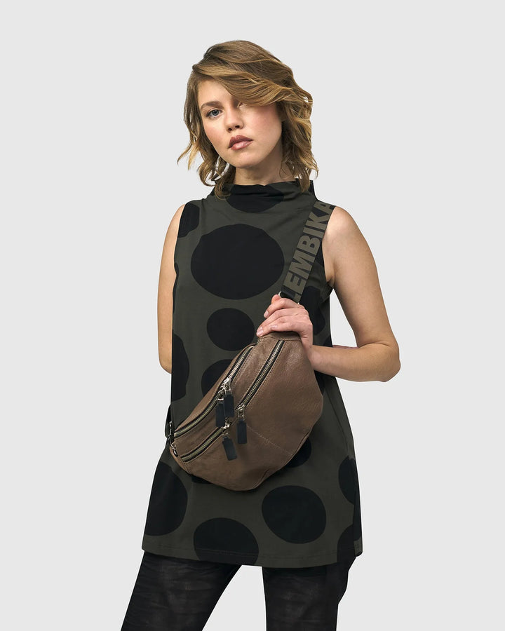 Crossbody Sling Bag, Wood
