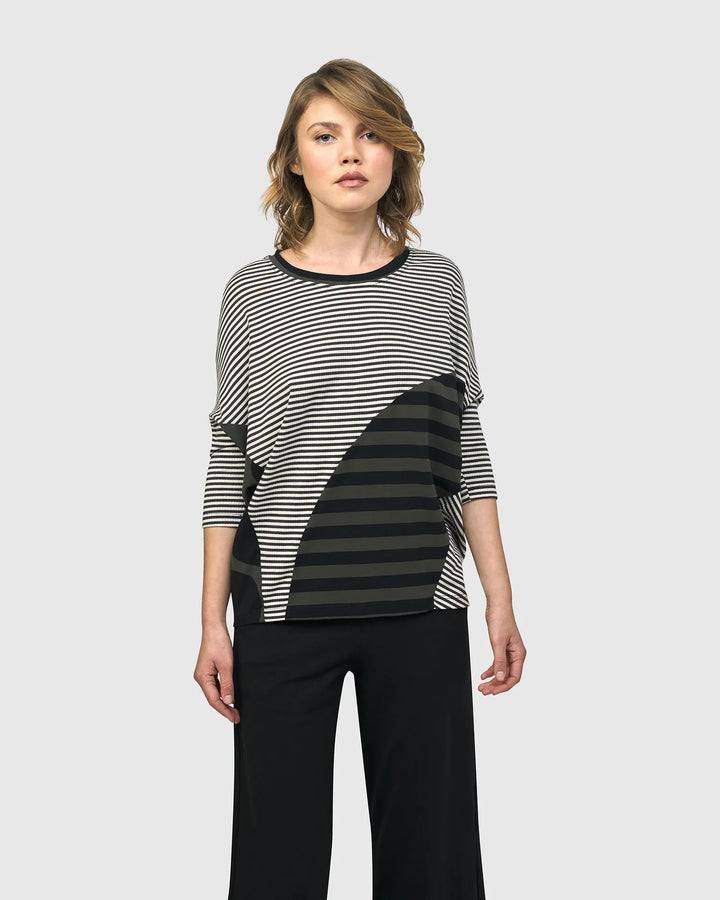Urban Twister Top, Stripes