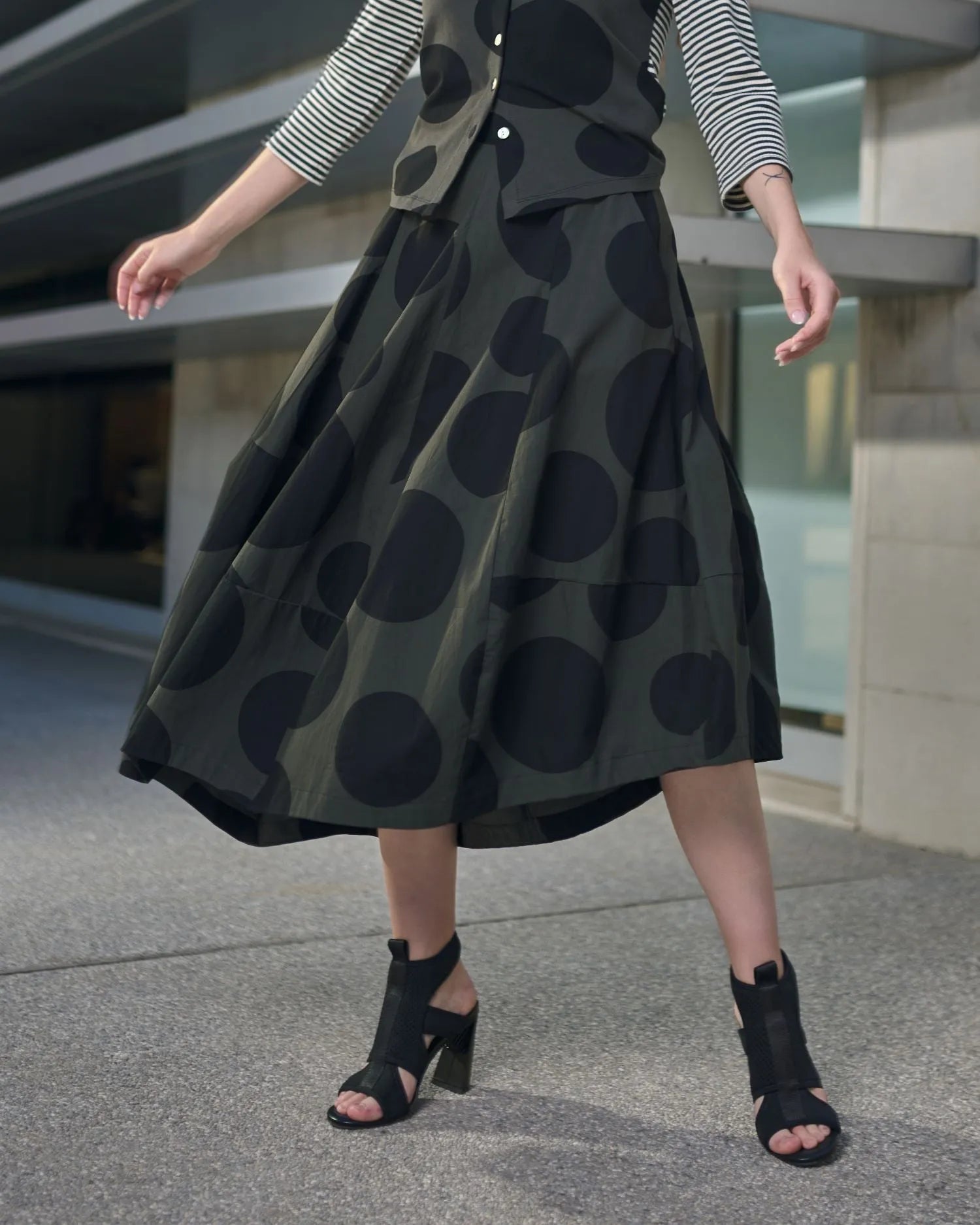 Motorsportdanmark Dk Striped Skirt With Polka Dot Shirt Tulle