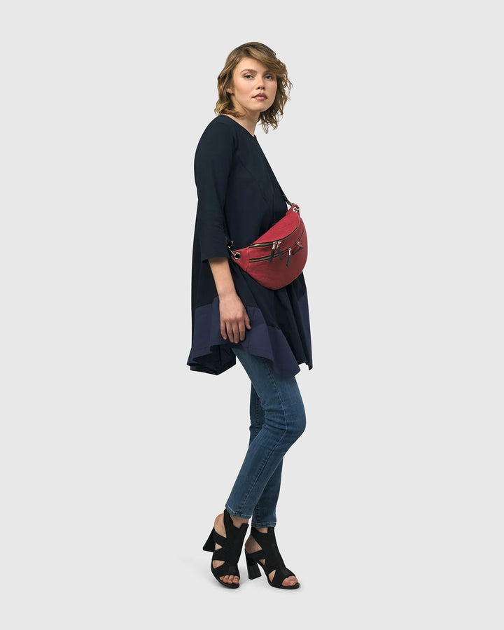 Crossbody Sling Bag, Vermillion