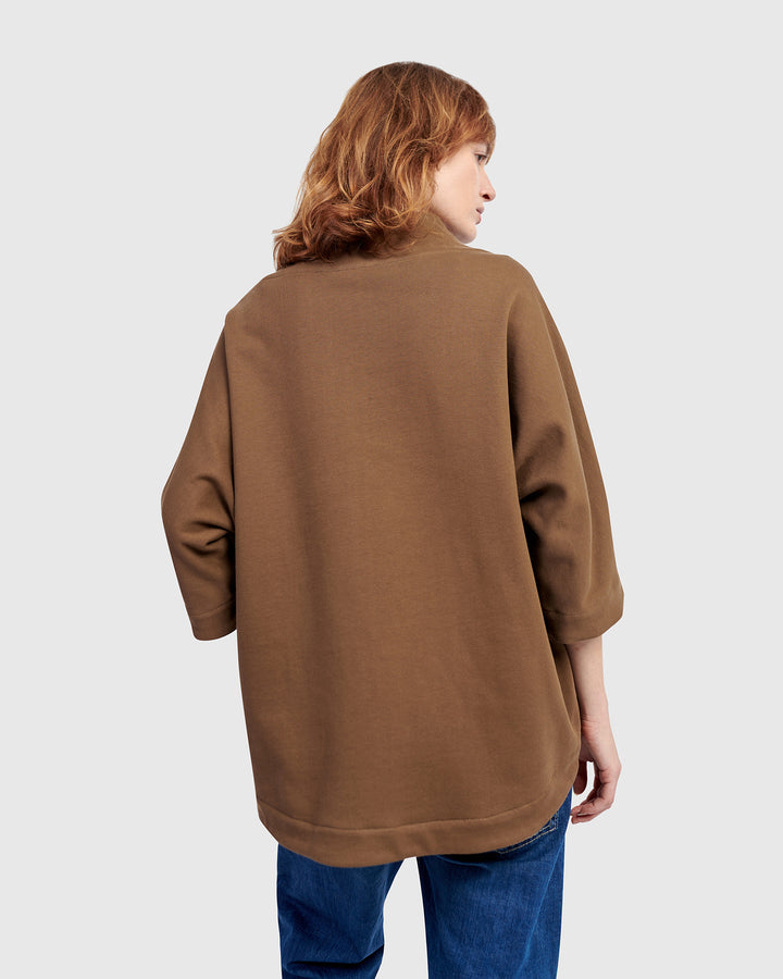Urban Muff Pullover Top, Camel