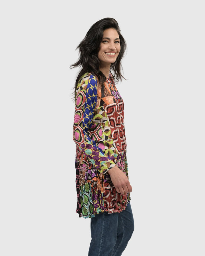 Lucy Kaleidoscope Tunic Top