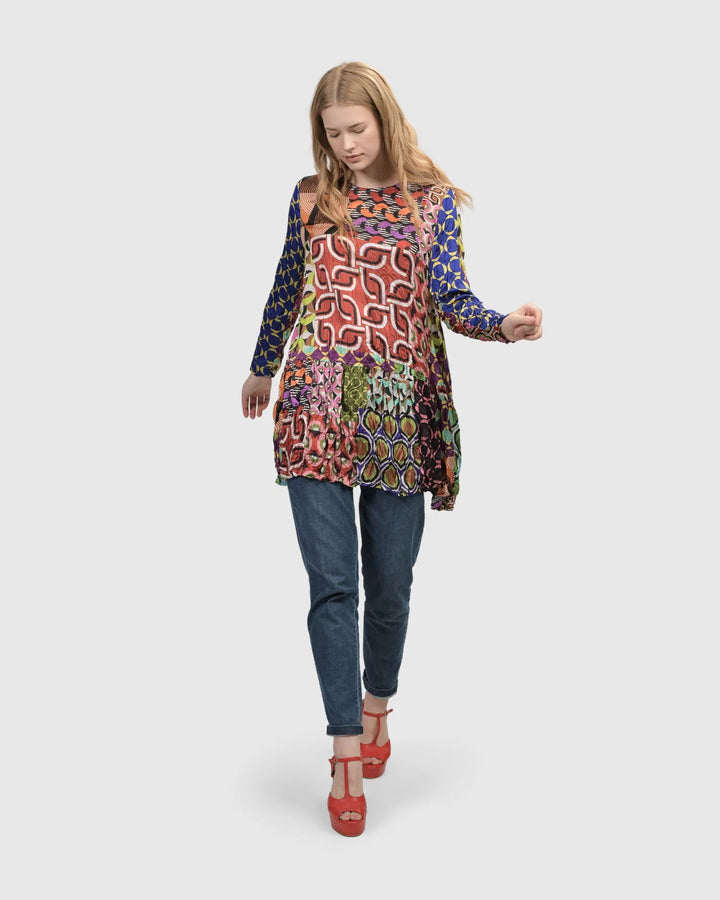 Lucy Kaleidoscope Tunic Top