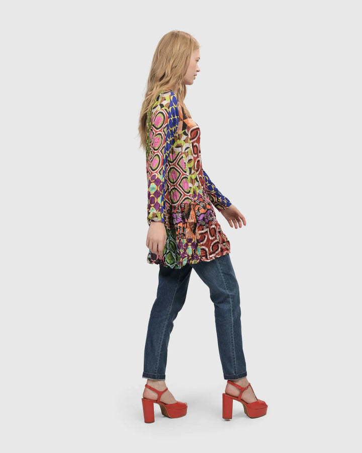 Lucy Kaleidoscope Tunic Top