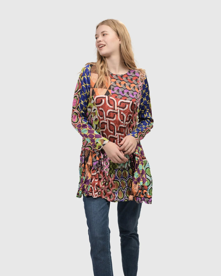 Lucy Kaleidoscope Tunic Top