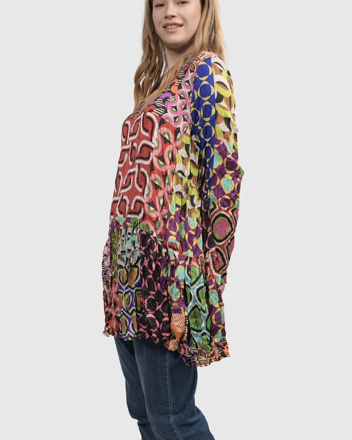 Lucy Kaleidoscope Tunic Top