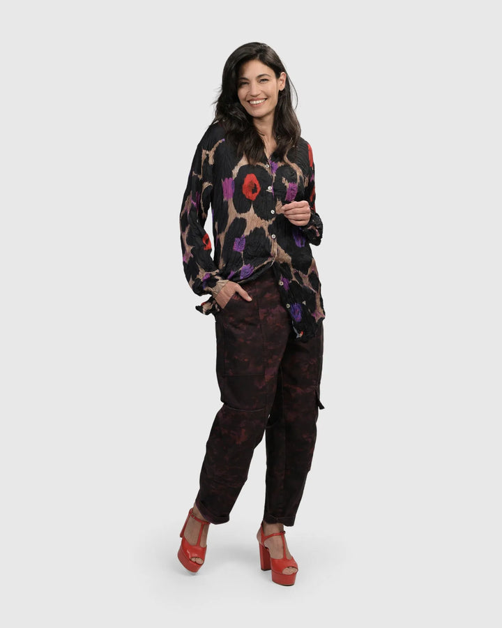 Cosmopolitan Button Down Shirt, Violet