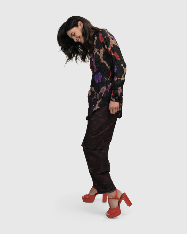 Cosmopolitan Button Down Shirt, Violet