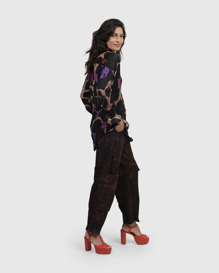 Cosmopolitan Button Down Shirt, Violet
