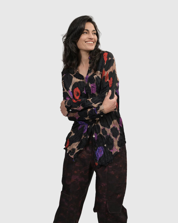 Cosmopolitan Button Down Shirt, Violet
