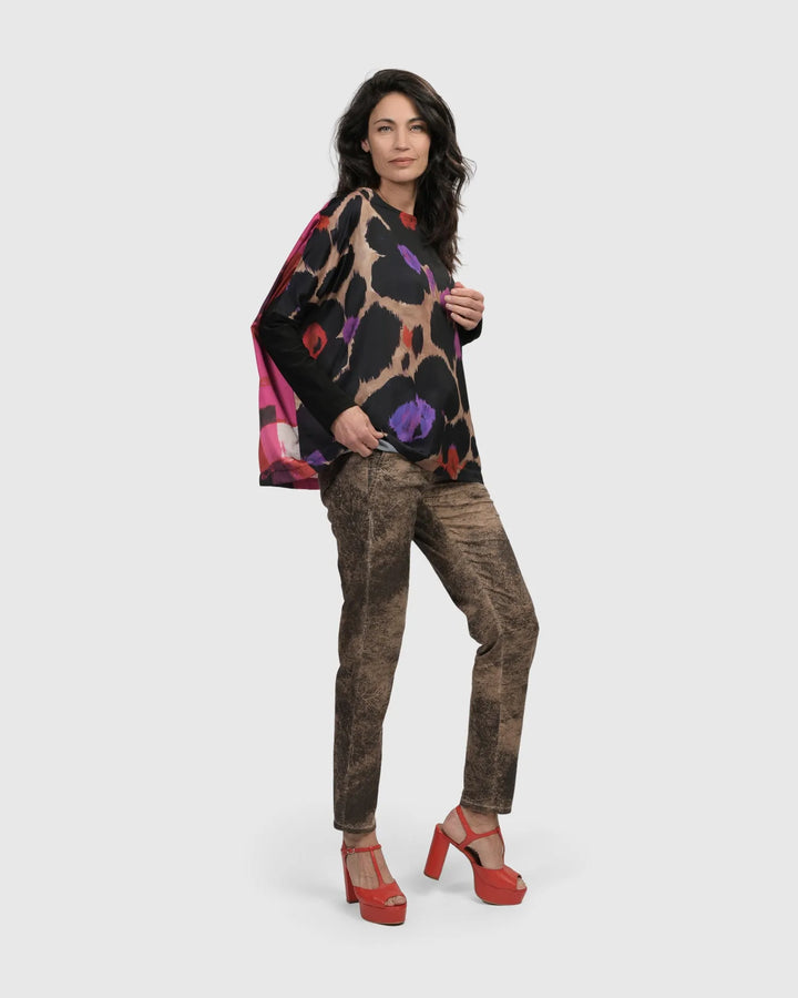 Cosmopolitan Long Sleeve Tee, Violet