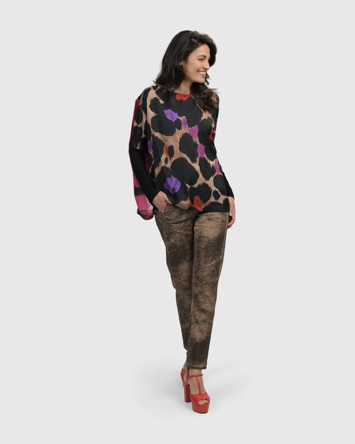Cosmopolitan Long Sleeve Tee, Violet