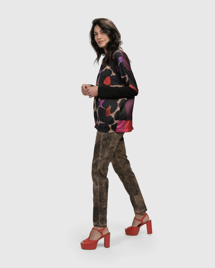 Cosmopolitan Long Sleeve Tee, Violet