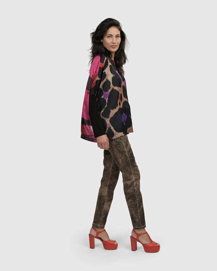 Cosmopolitan Long Sleeve Tee, Violet