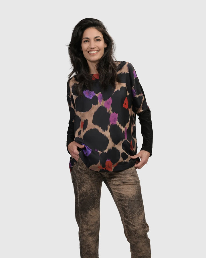 Cosmopolitan Long Sleeve Tee, Violet